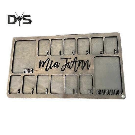Graduation School Photo Frame Smooth Edge Burr Free Easy Installation Graduation Keepsake School Years Picture Frame Decor