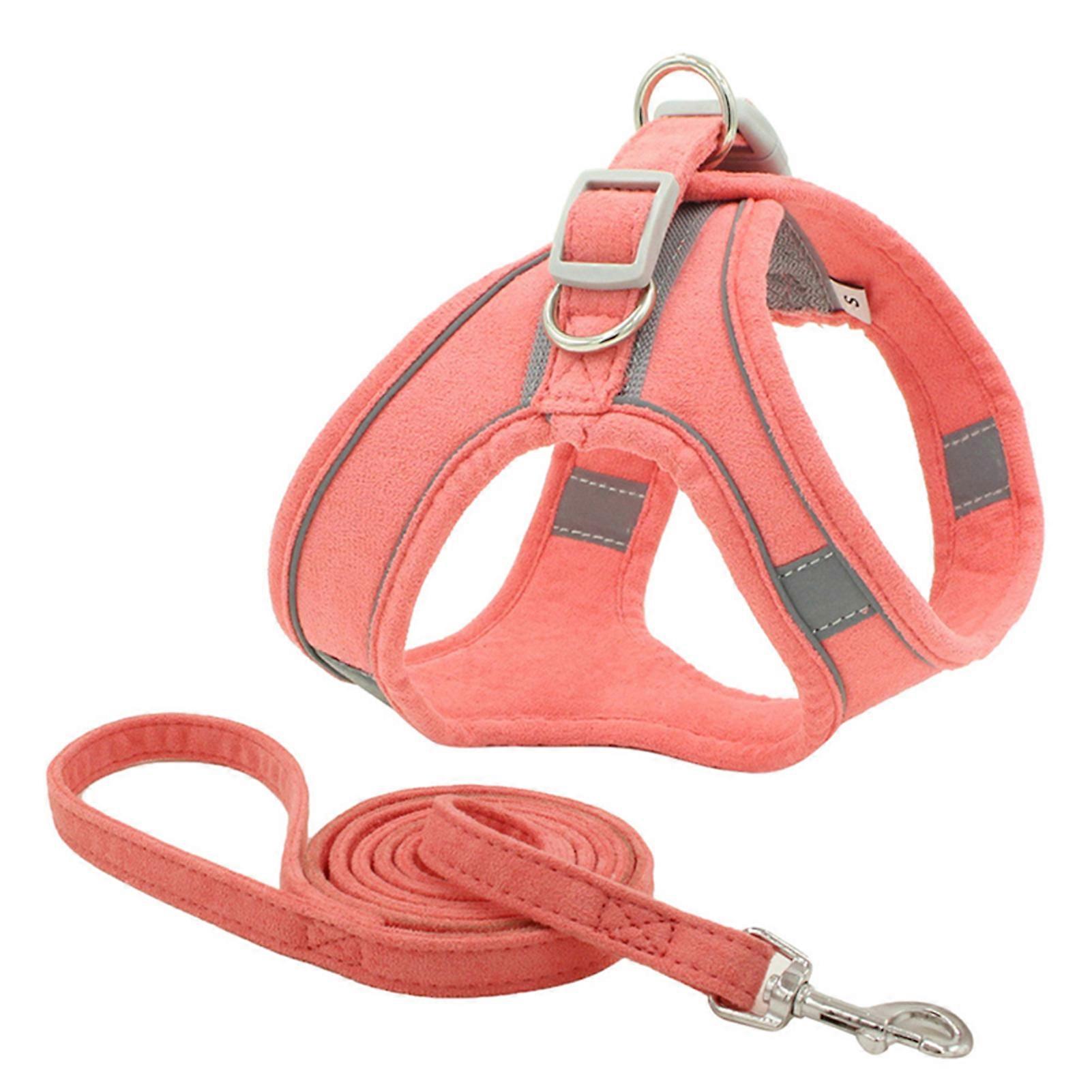 Cat Harness and Leash for Walking Escape Proof Soft Adjustable Vest Harnesses Breathable Jacket Reflective Design