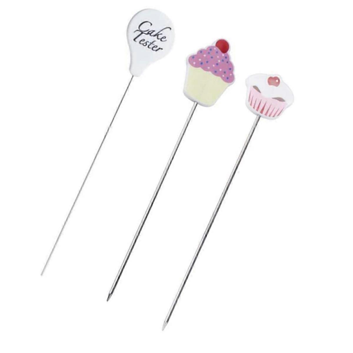 Kitchen Cake Probe For Multifunctional Use, Stainless Steel Metal Cake Tester, Reusable Baking Assistant Tool With Energy Saving Design, Easy Clean