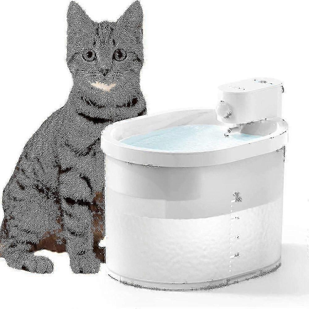 Cat Fountain Sladdlös Batteridriven Katt Dricksfontän Automatisk Vattenfontän För Katter Ultra