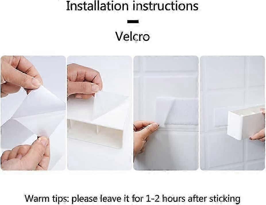 Wall-Mounted Durable Japanese-Style Magic Sticker Umbrella Stand, Adjustable Height, Waterproof, Improve Space Utilization (Size : 2 Pieces)