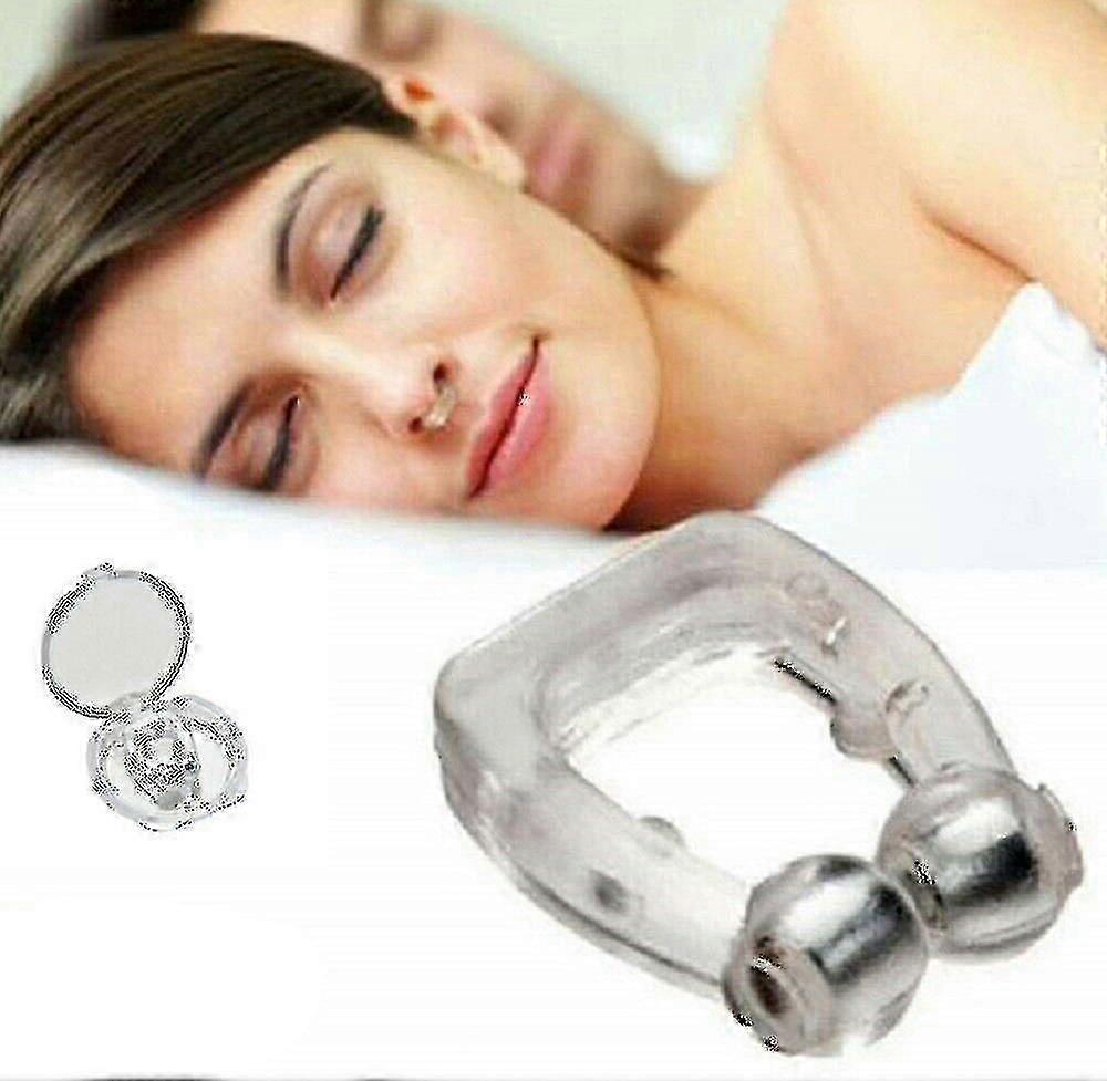 4 Pack Silicone Clipple Magnetic Anti Snore Stop Snoring Nose Clips Sleeping Aid