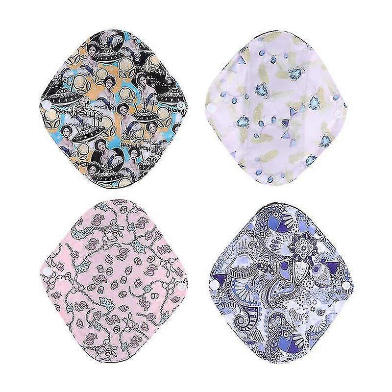 4pcs Reusable Menstrual Pads