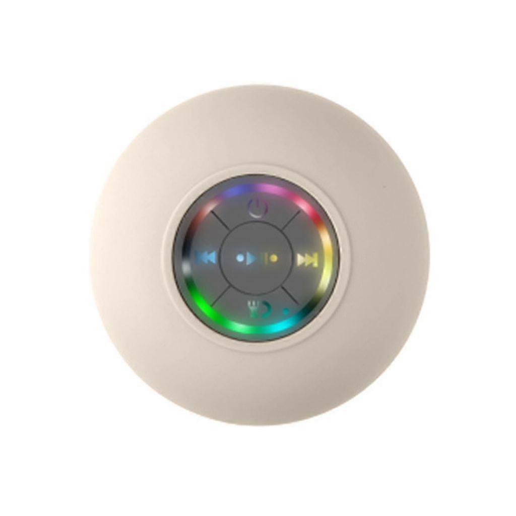 Waterproof Portable Wireless Water-Resistant Speaker Suction Cup Built-in Mic