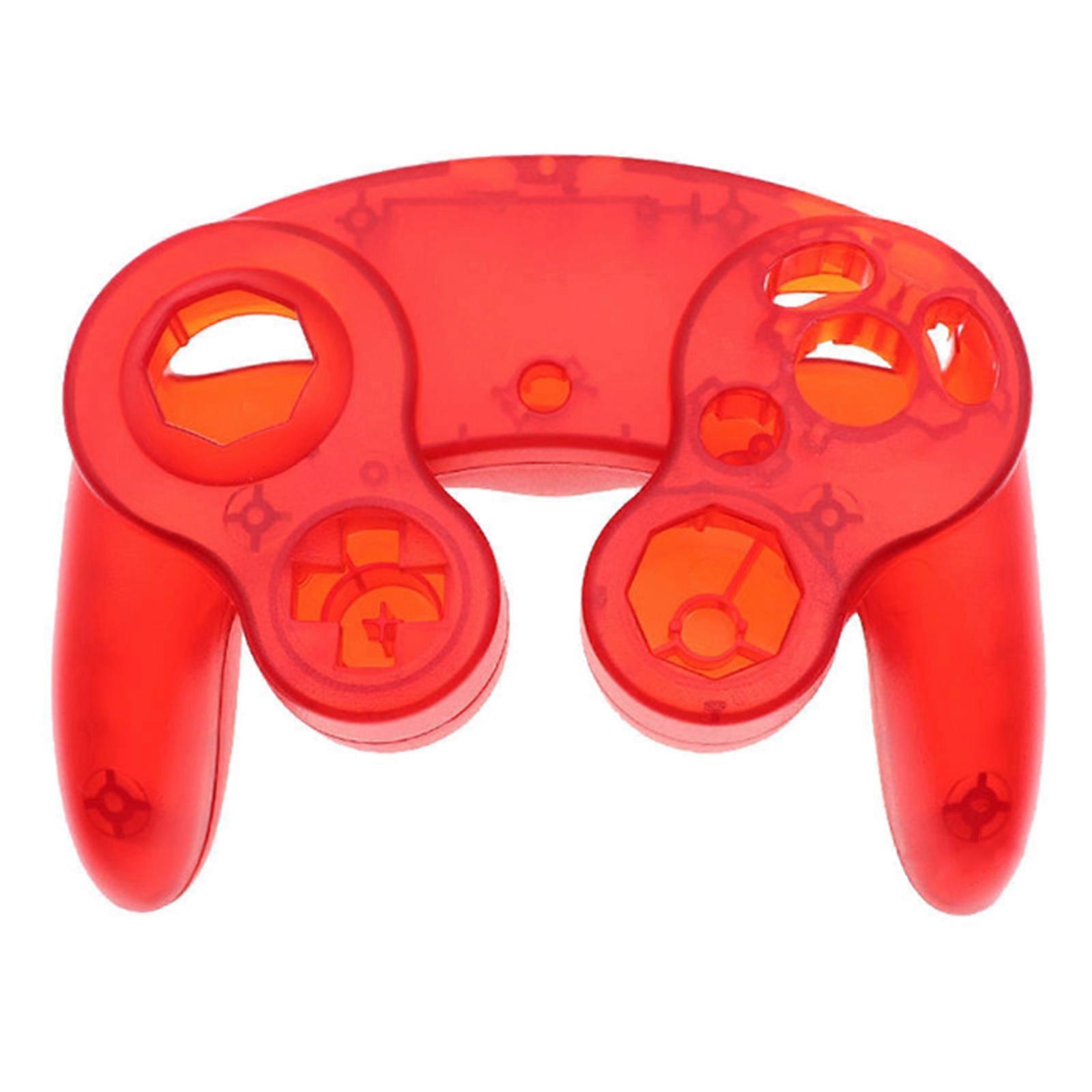 Durable Cover for Shell for NGC Game Controller Transparent Protective for Case Gamecube Handle Replacement Housing  rosy