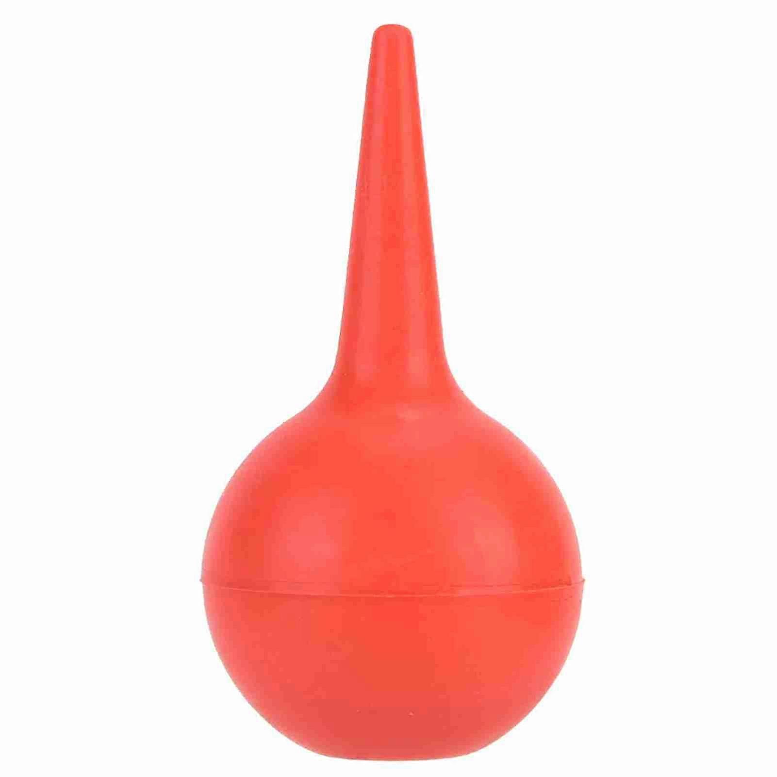 Boule de lavage d'oreille délicate populaire 30 ml petit souffleur d'air aspirant le ballon gonflant (rouge)
