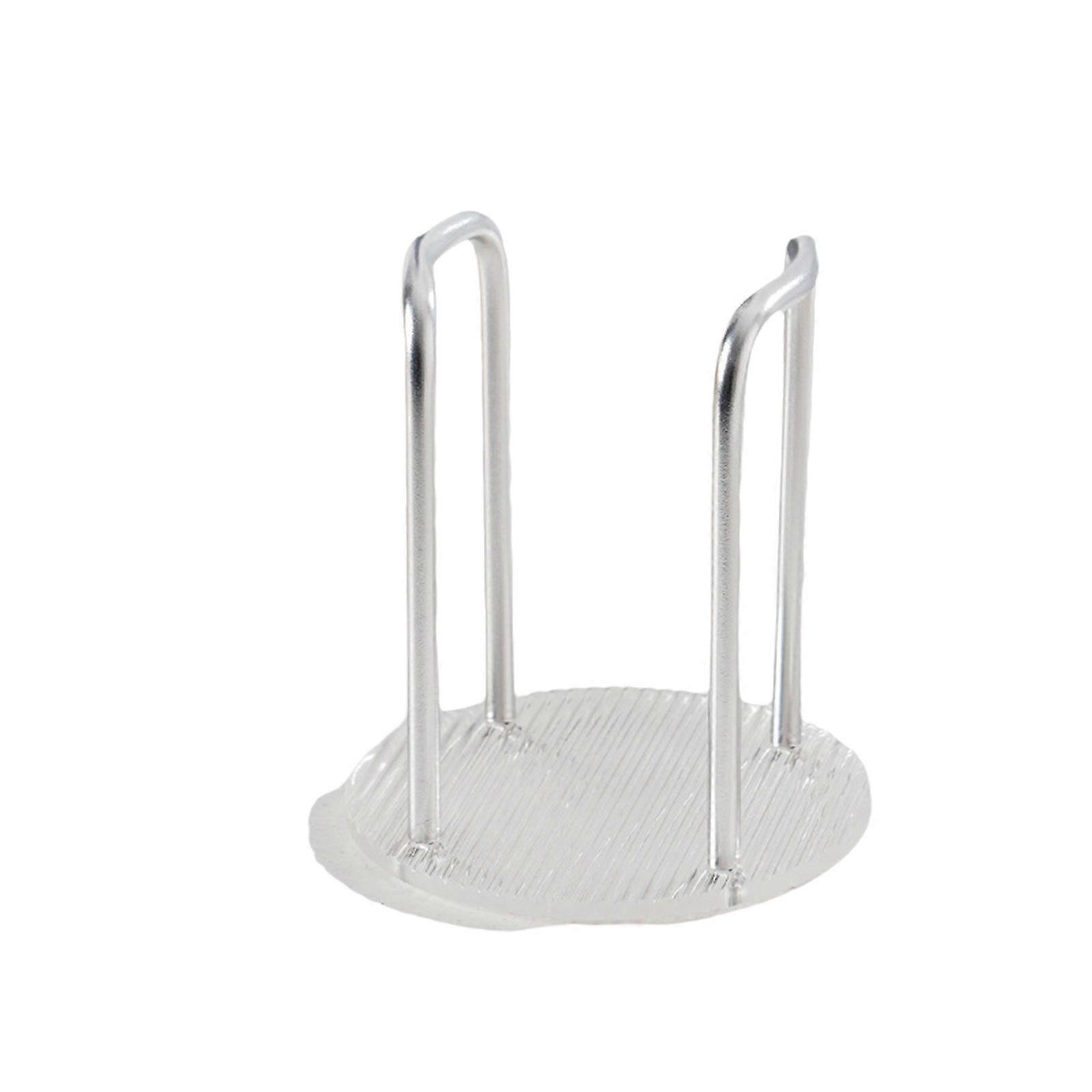 Practical Cup Dispenser Cup Stand Convenient Cup Rack Sturdy Acrylic Cup Display Shelf for Kitchens and Cafeterias Silver