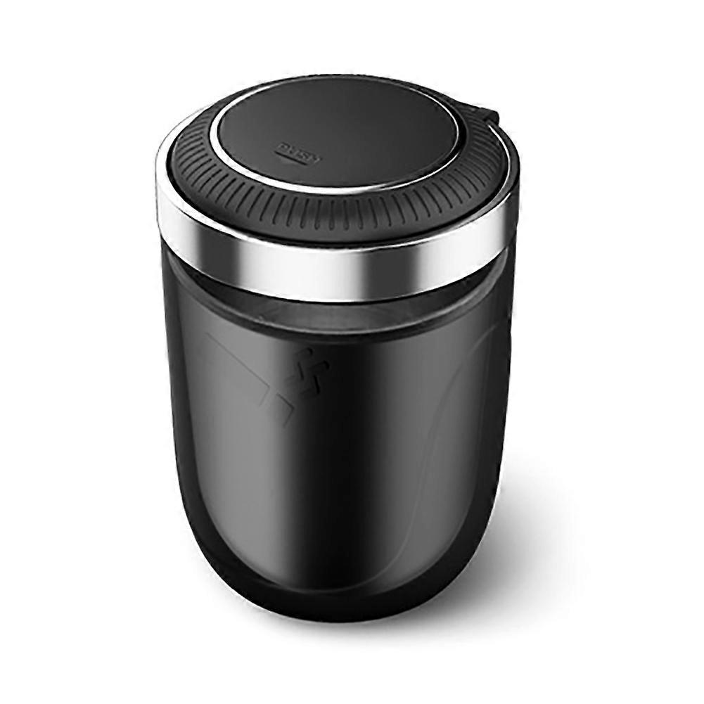 Flame-Resistant Car Ashtray with LED Light - Portable, Stylish, and Safe Design