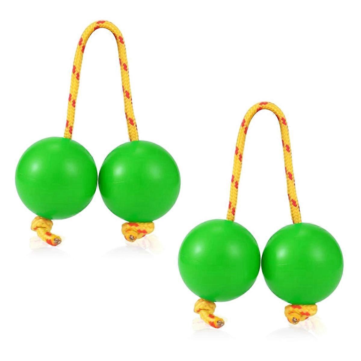 1 Pairs Aslatua Shakers Kashaka Musical Percussion Instrument Green