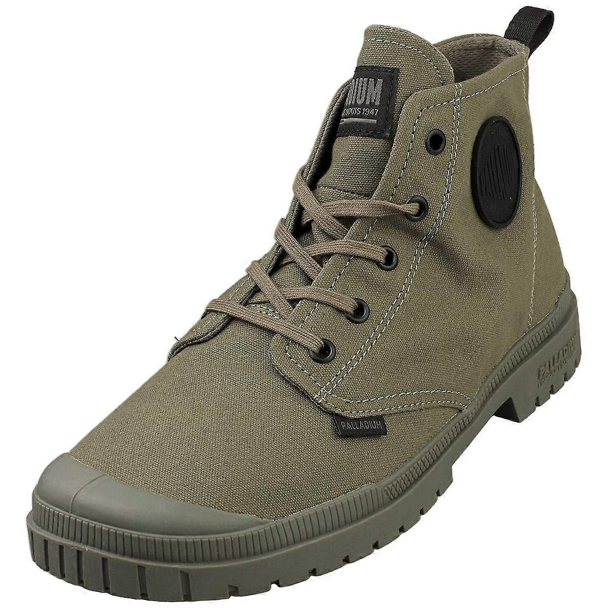 Palladium Pampa SP20 Hi男士休闲靴,颜色为橄榄色