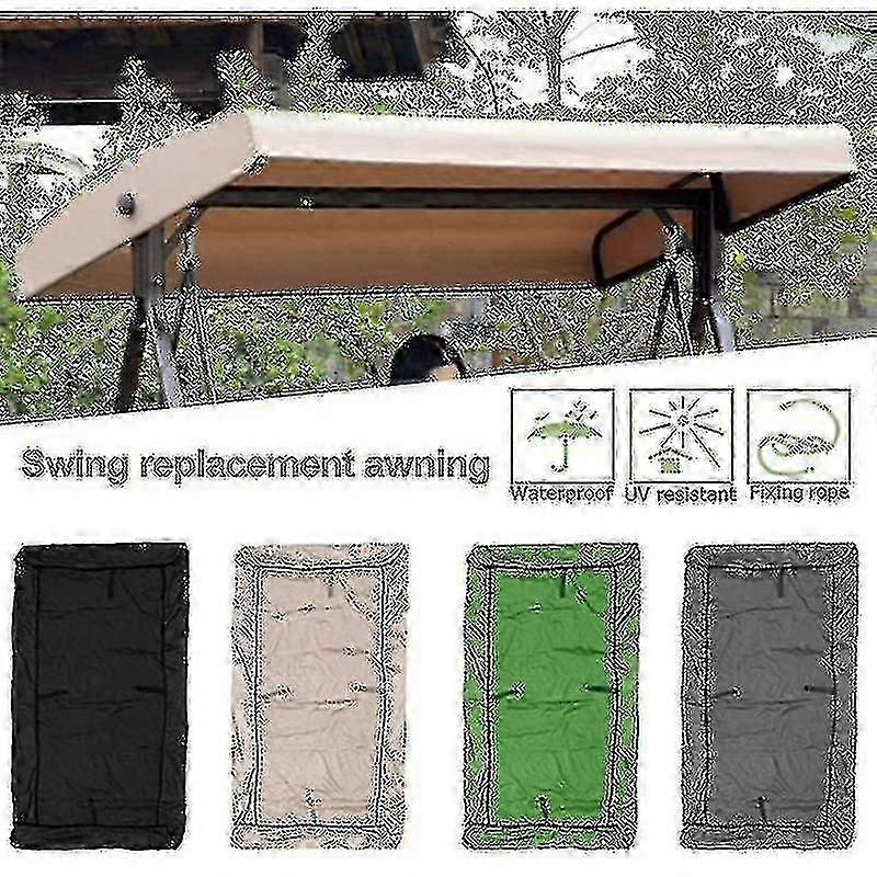 Wymienna huśtawka ogrodowa na dachu Uniwersalna huśtawka dachowa Huśtawka na werandzie Leżak ogrodowy 2-3 osobowy 191 x 120 Cm_y -zz, Happy H