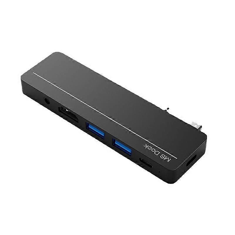 Rocketek SHX5 Multifunctional Dual Type-C Ports Expansion Dock HUB Adapter