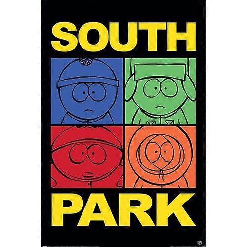 South Park Block Paper Poster