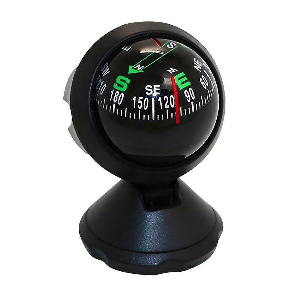 Multifunction Universal Car Compass Mini Ball Dashboard Navigation Compass for Camping and Hiking - Portable Design