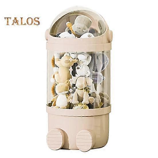 דלי אחסון צעצועים אנכי שקוף, קיבולת גדולה, עמיד לאבק, קל להתקנה, צינור אחסון אנכי של בובות פרווה