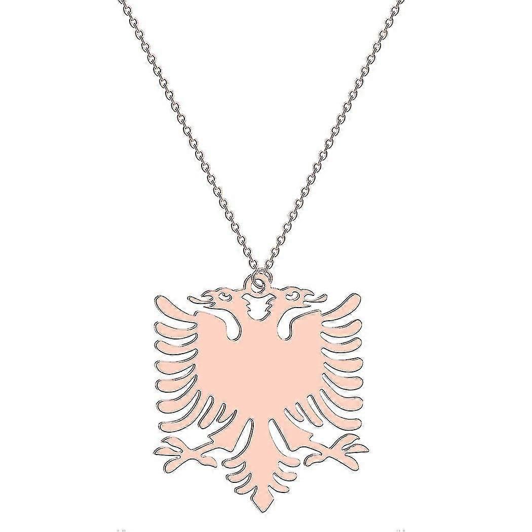 Collier pendentif Eagle avec accessoires en acier inoxydable