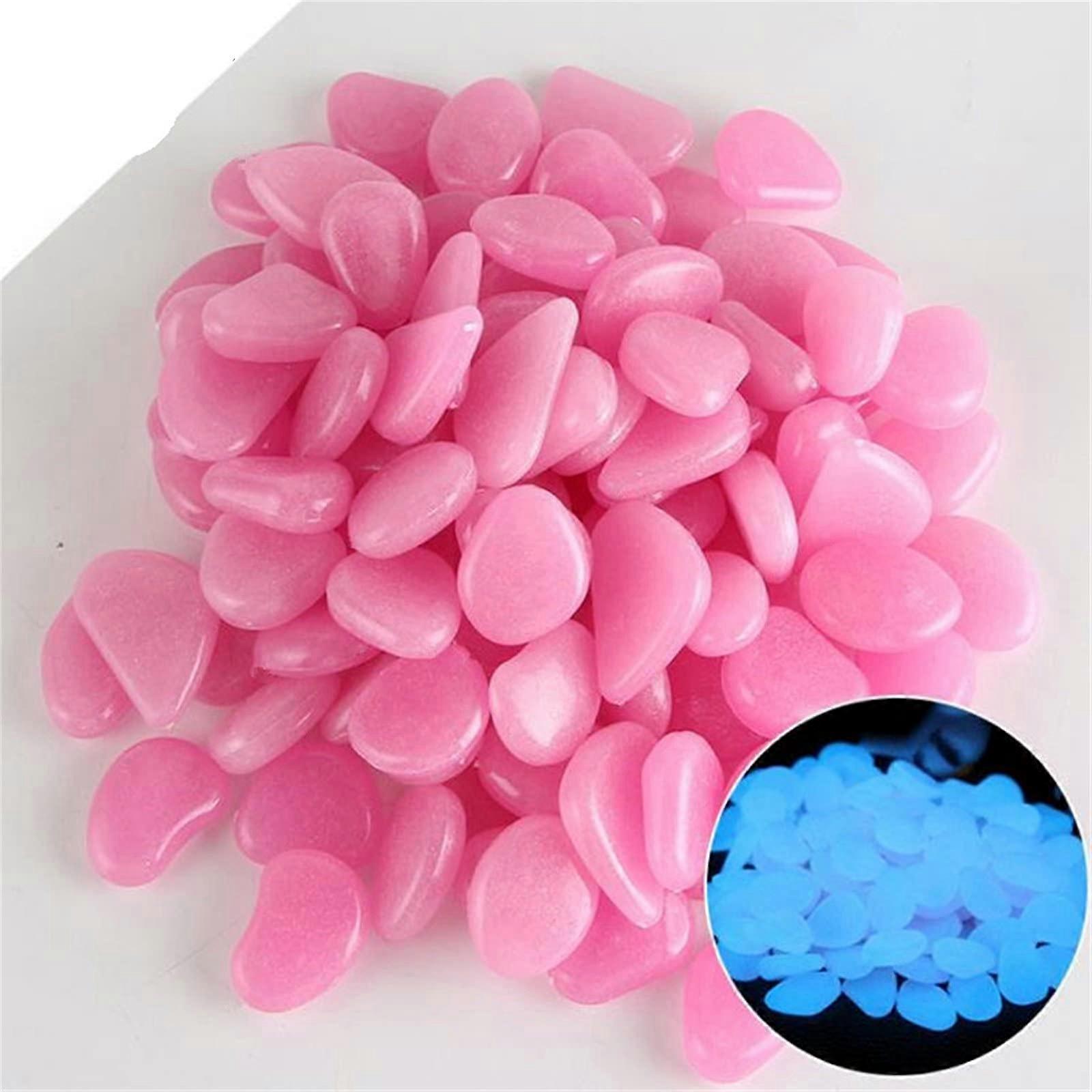 25pcs Glow in The Dark Rocks,Glowing for Pebbles Outdoor Decor,Luminous Decorative Stones