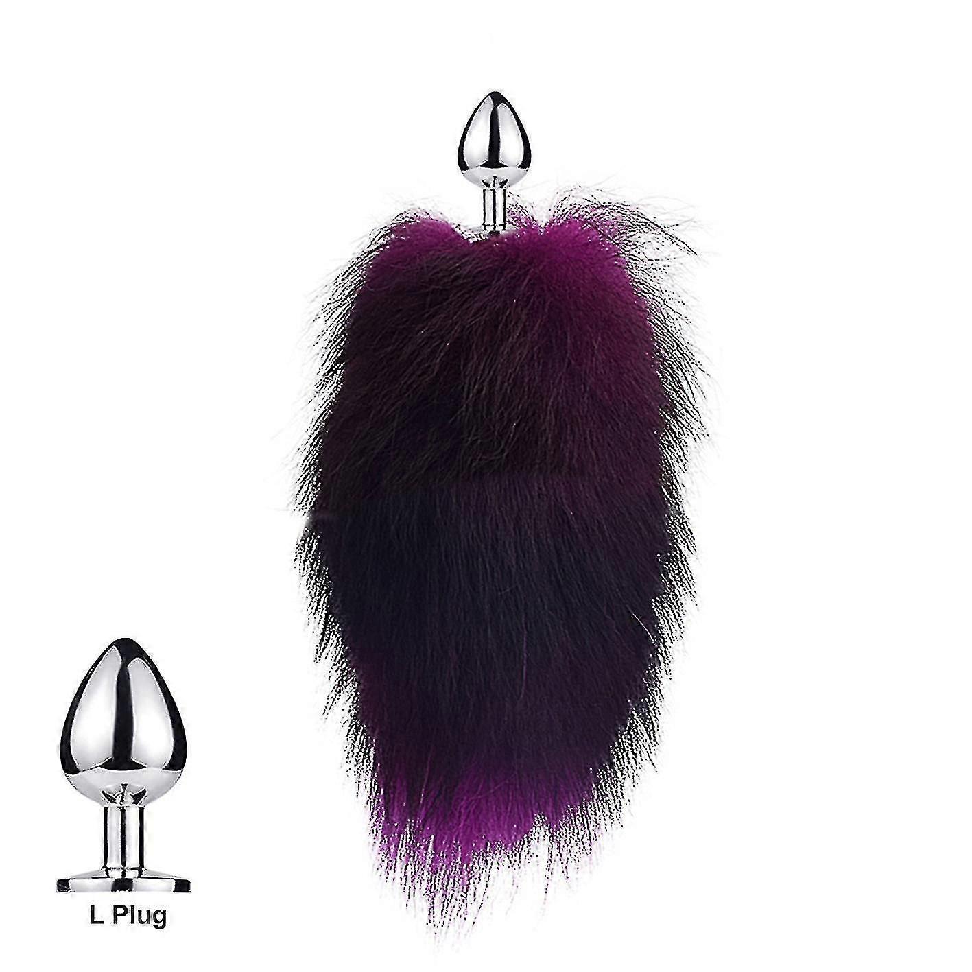 Tail Plug-in Fox Tail Cat Small Props Real Hair Small Tail Detachable Dog Playing Sp