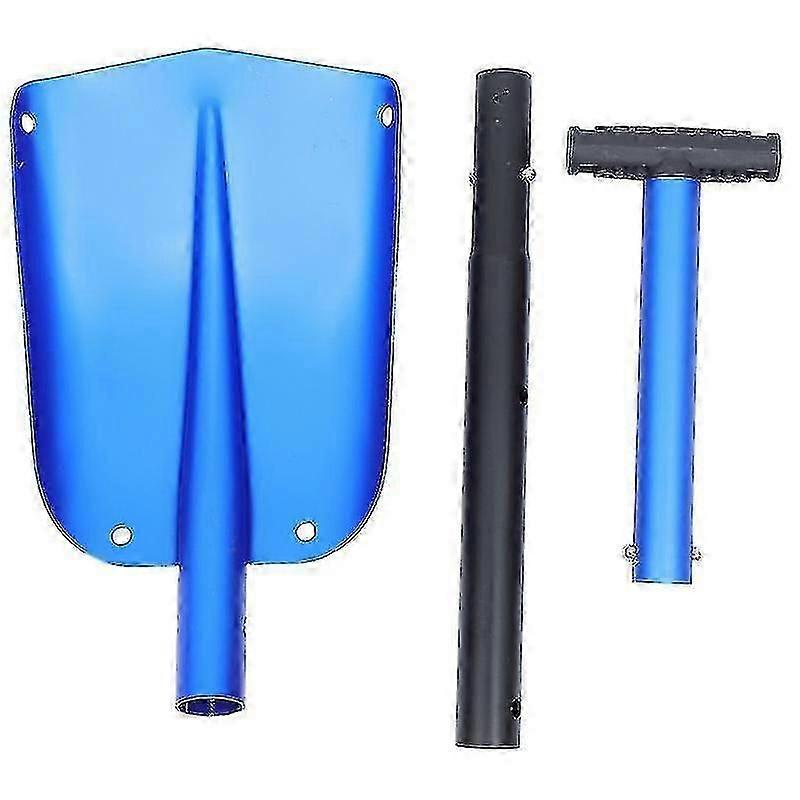 83X21cm Blue Snow Shovels 1pc Snow Shovel Disaster Prevention Tool Aluminum Alloy Shovel Car Snow Sh