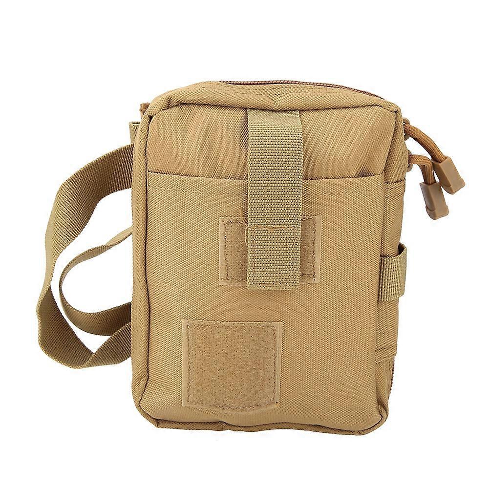 Utility Belt Bag For Outdoor Leisure, Tactical Molle Waist Pouch With Flag Patch Hook Loop