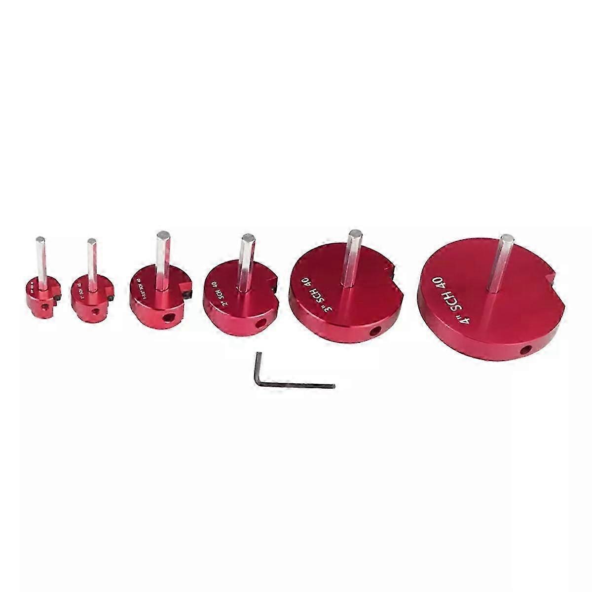 6Pcs για PPRK6 πλαστικό κιτ Reamer τοποθέτησης σωλήνων για τρυπάνια 1/2inch Εργαλείο Reamer σωλήνων PVC για RV Exhau