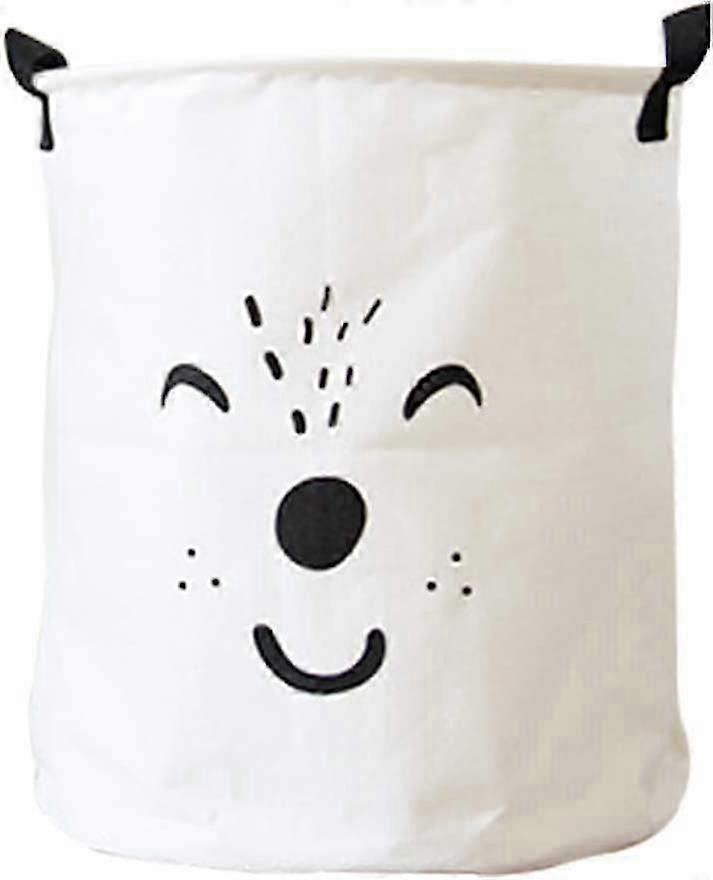 חדר ילדים מתקפל עמיד למים כביסה סל אחסון צעצועים לילדים (אפור)