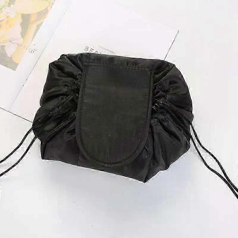 Women Drawstring Cosmetic Bag Travel Storage Makeup Bag Organizer Female Make Up Pouch Portable Waterproof Toiletry Beauty Case