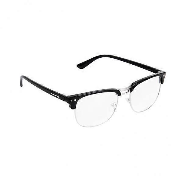 8xUnisex Style Eyeglasses Glasses Spectacles Black