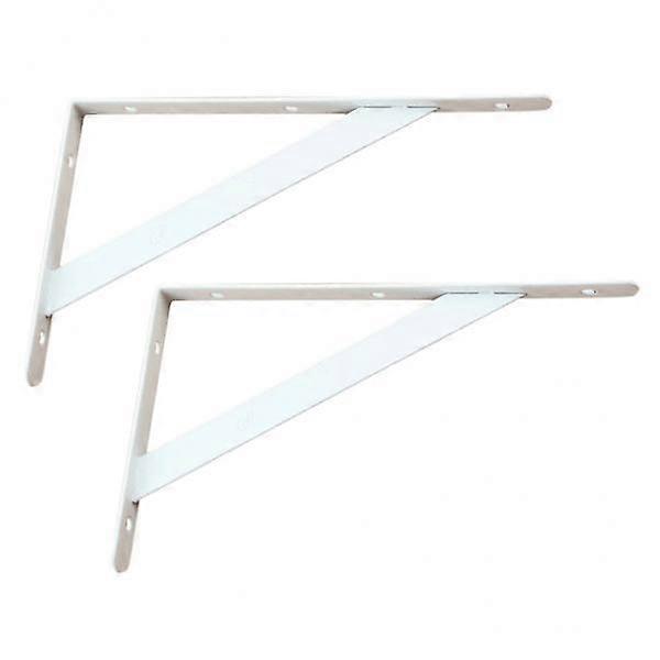 Rustproof Metal Wall Mounted Shelf Shelves Bracket Corner Rack Supportor