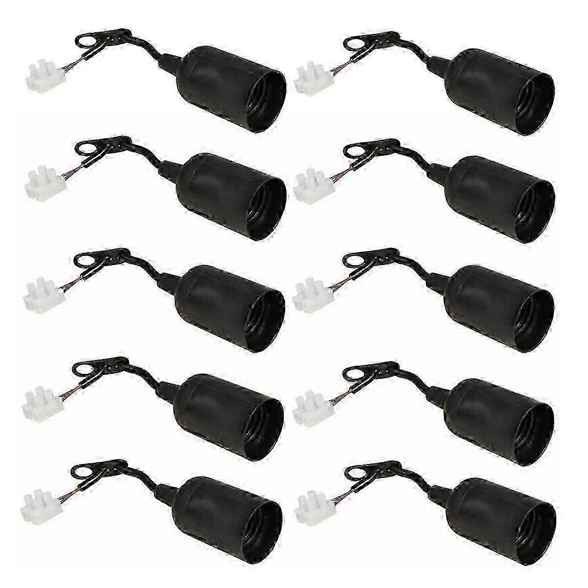 10Pcs E27 Lamp Holder Construction Socket Lamp Holder DIY Construction Site Socket Renovation Socke hwy