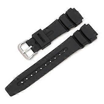 Pour Casio DW-291 / W-218 / DW-290 / AW-61 Bracelet de montre de remplacement Bracelet noir 19MM