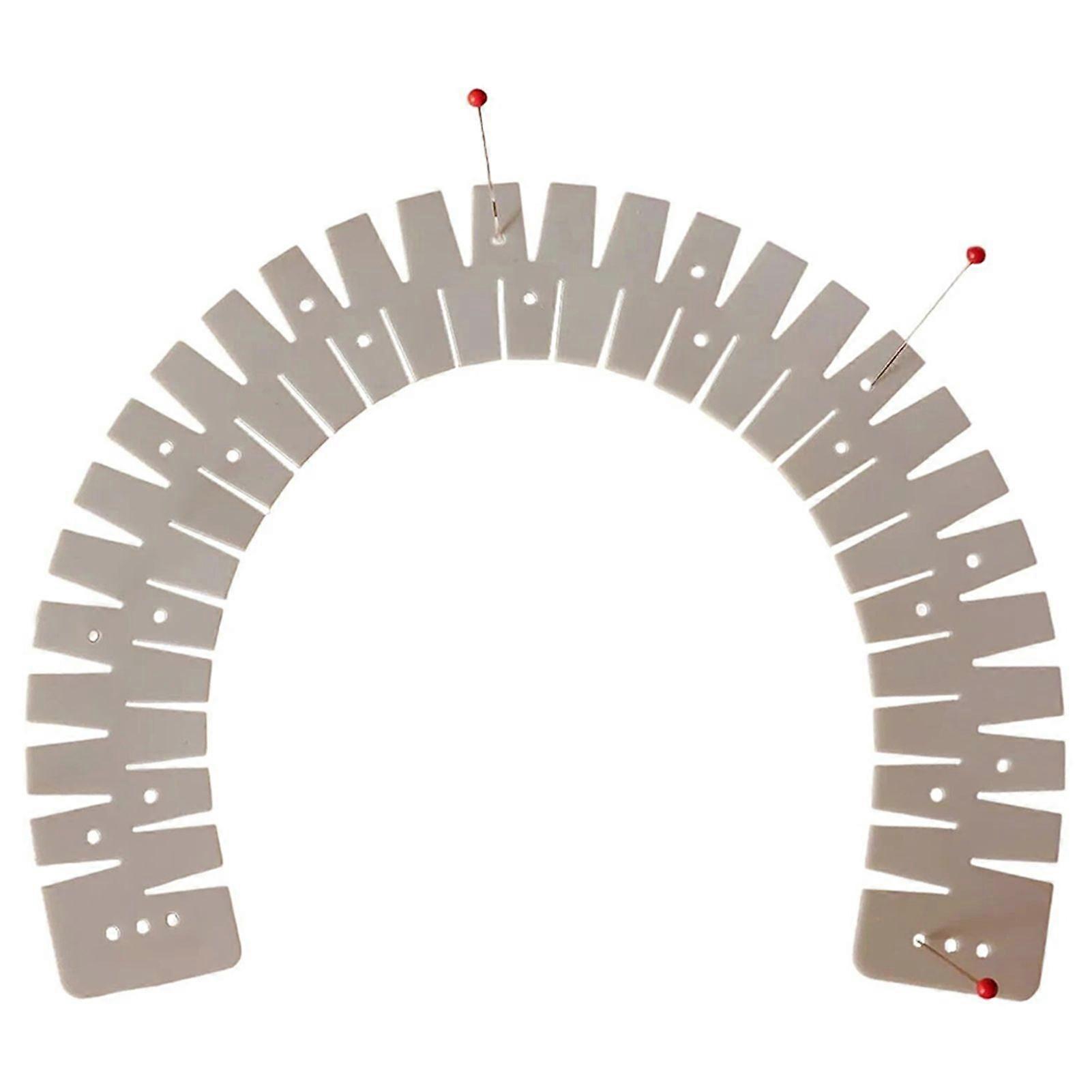 Silicone Fabric Hemmer Tool Flexible Hem Guide Easy to Use for Beginners Shirt Tails and Various Fabrics