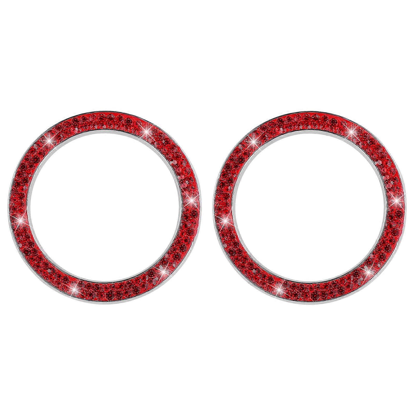 Premium Ignition Button Sticker with Crystal Bling Effect