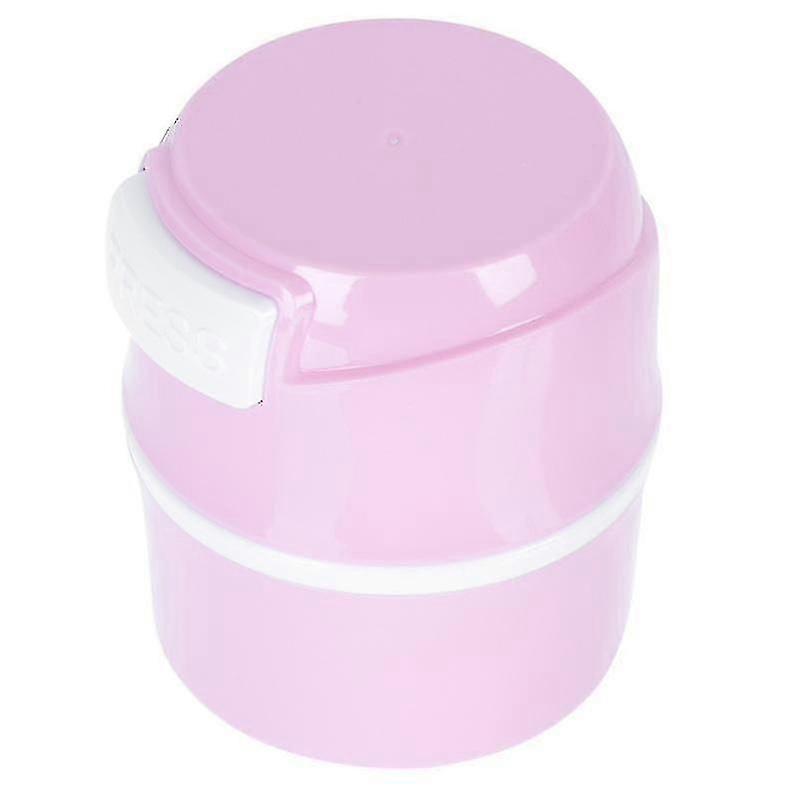 8.9X8cm Pink Refillable Makeup Palettes & Cases 1pc Eyelash Glue Airtight Tank Lash Glue Storage Con