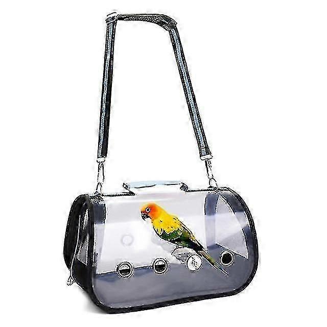 Bird Toys Bird Carrier Bird Travel Cage With Perch Dog Transparent For Pet Bird Portable Bird Cages & Nests
