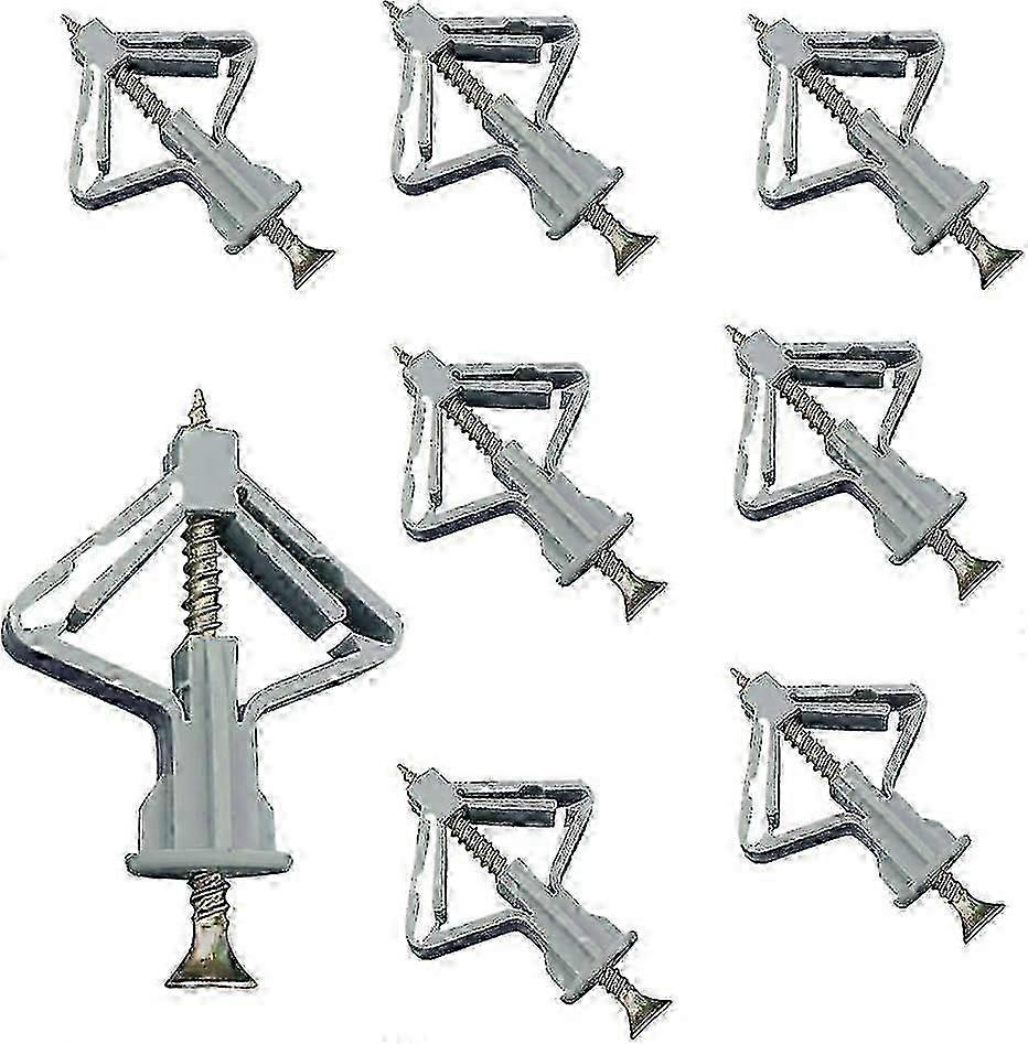 150 stk gipspladeankre med skruer, hule vægbeslag til gipsvægsinstallation