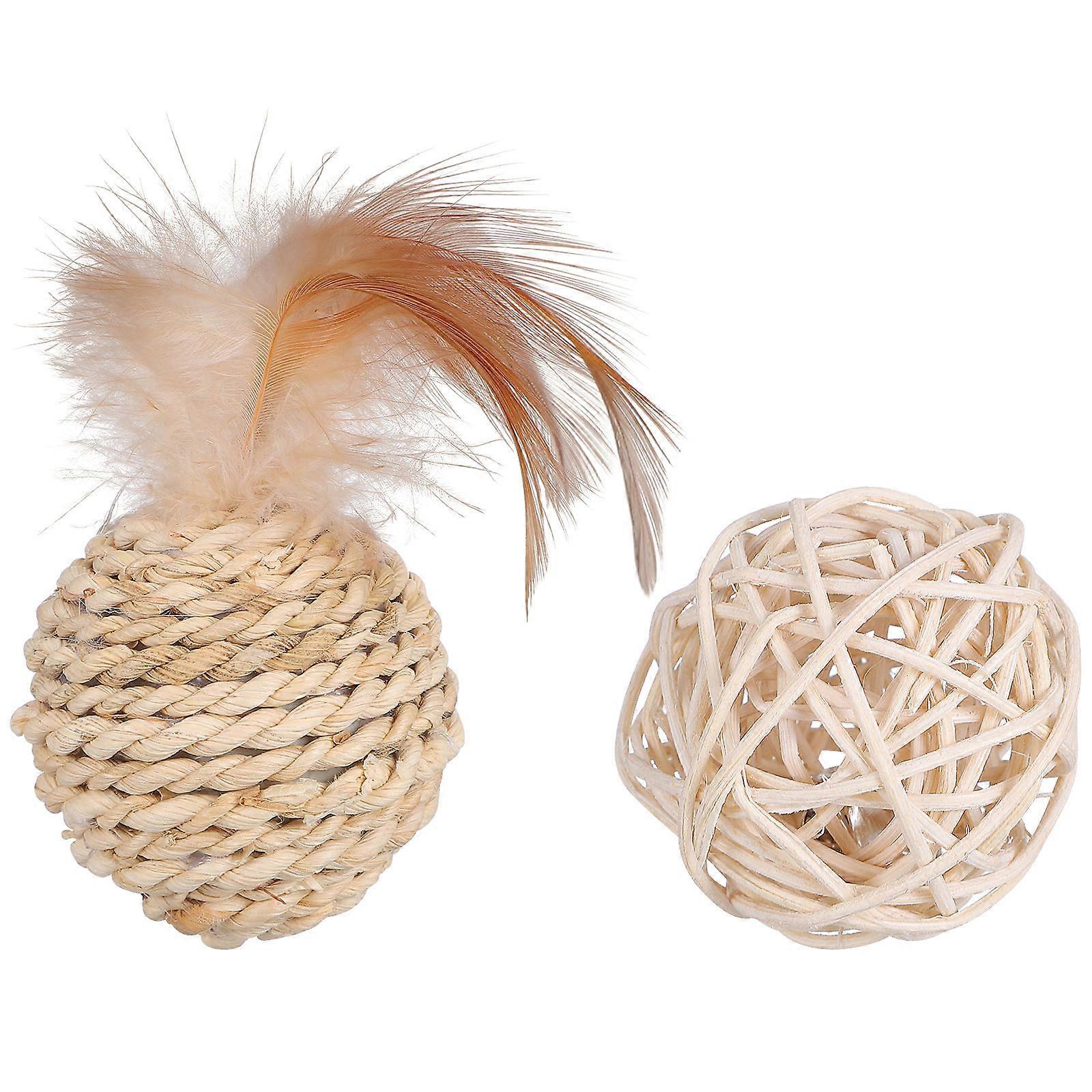 Fun Play Corn Braid Balls Promoting Healthy Cat Interaction