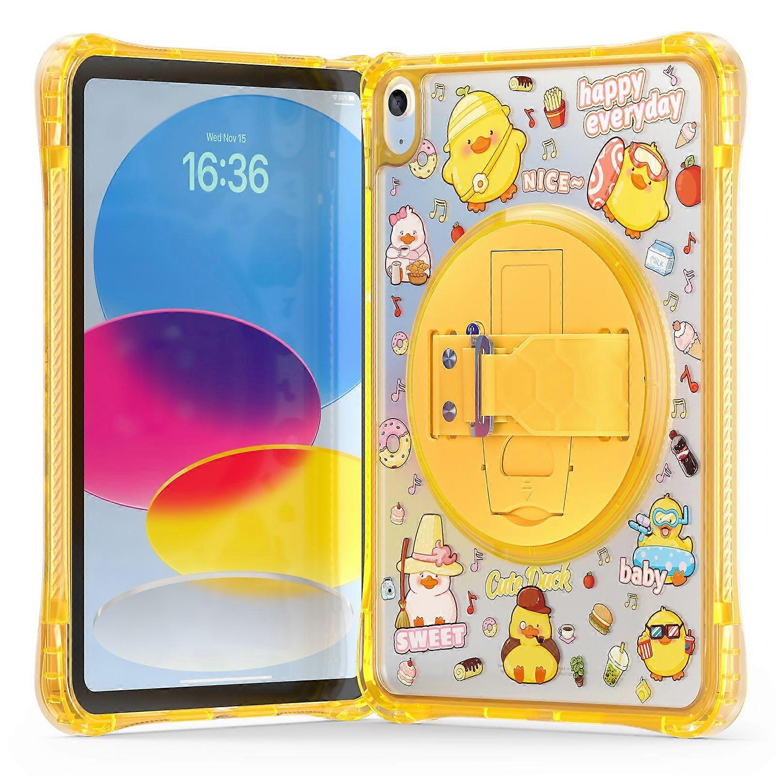 Capa para iPad Air 11 Polegadas 7ª Geração M3 2025-Amarelo