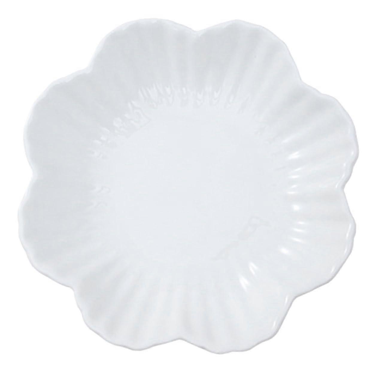 Ceramic Sushi Plate White 17.5X17.5X4CM