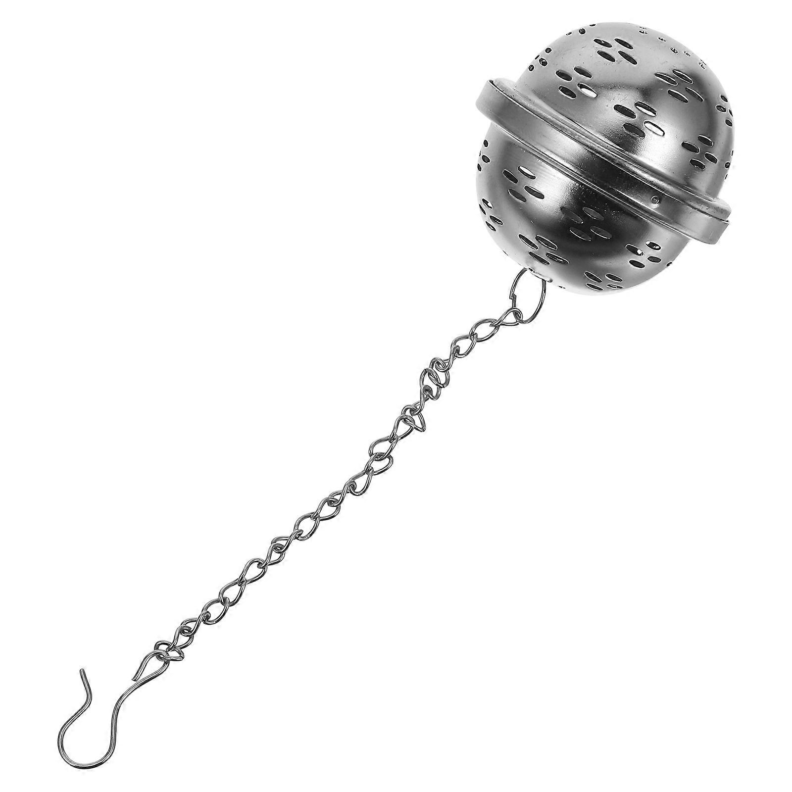 Mesh Seasoning Strainer Metal Tea Strainer Infuser Separating Solid And Liquid Restaurant Use 4.2cm 1Set