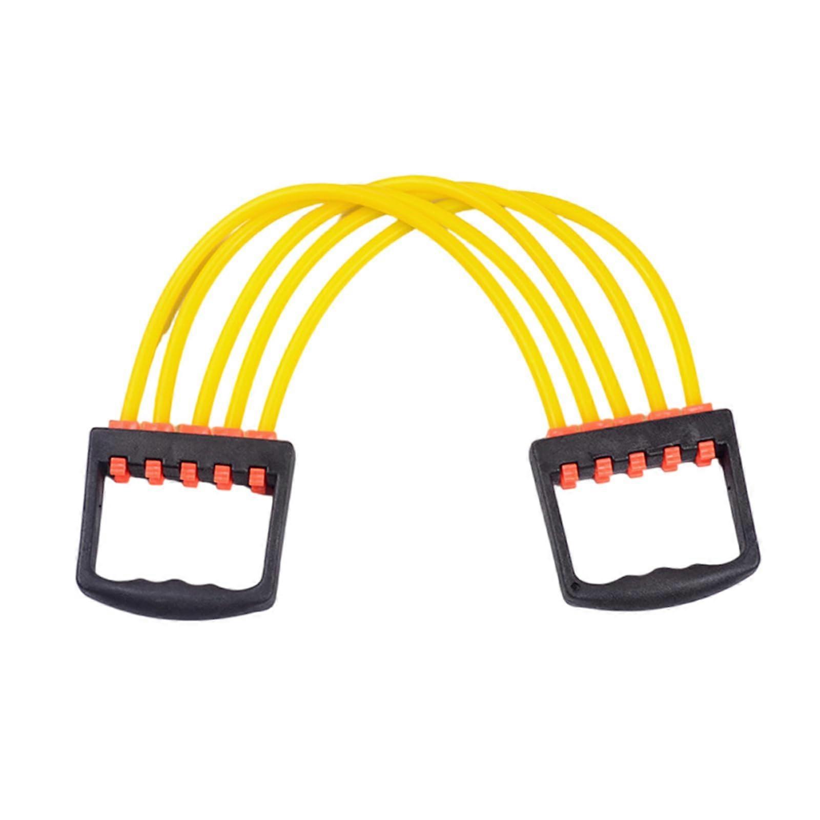 Five Tube Chest Expander Training Trainer Chest Muscle Training Trainer for Gym and Home Ref: 4904