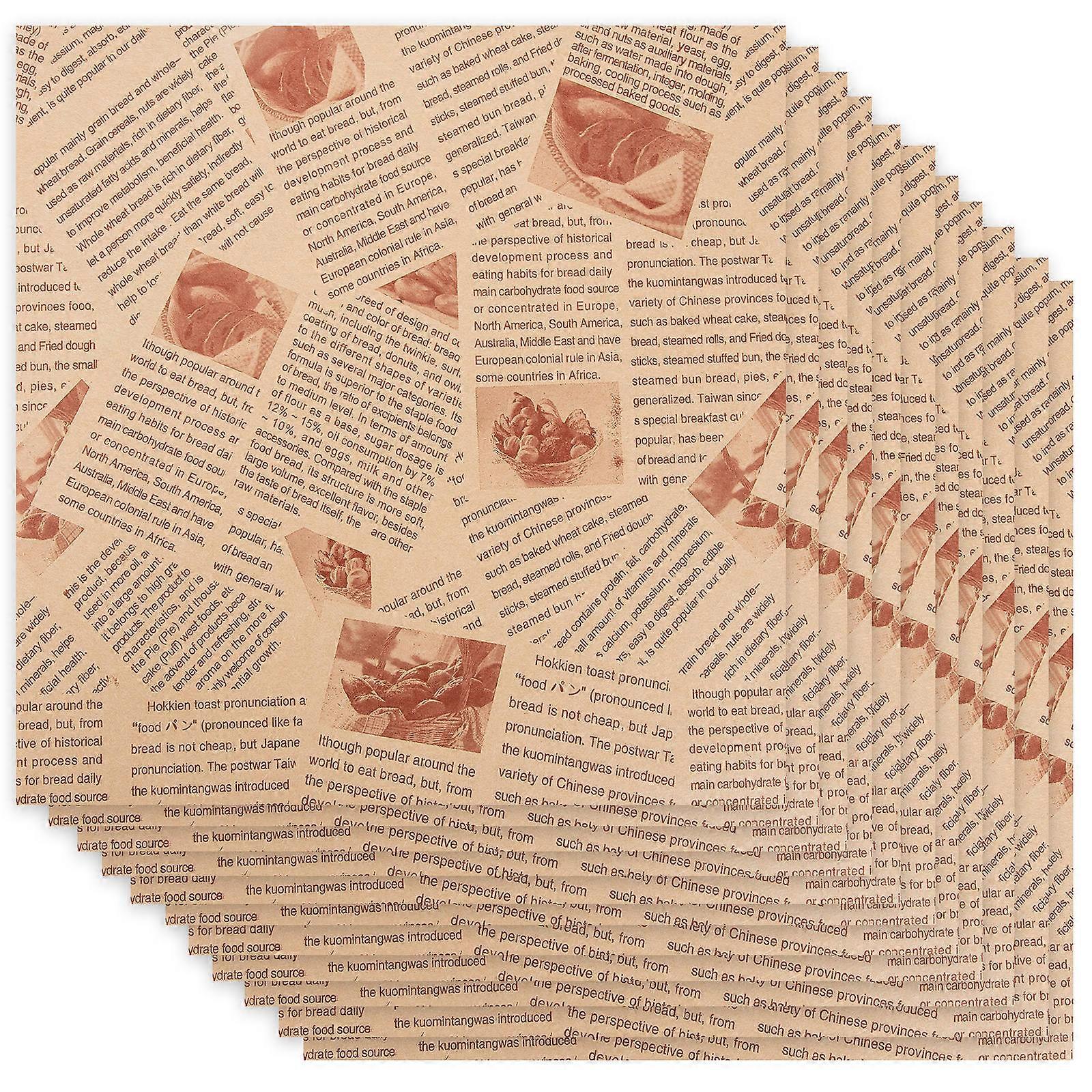 Cupcake Cases Greaseproof Paper Food Grade Paper Parties Light Brown Waterproof 100Pcs