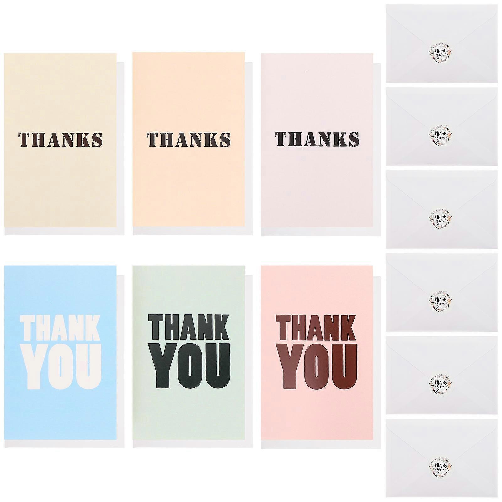 Thank You Cards with Envelopes 12 Sets of Elegant Greeting Cards for All Occasions, Smooth Writing Surface, Perfect for Family, Friends, and