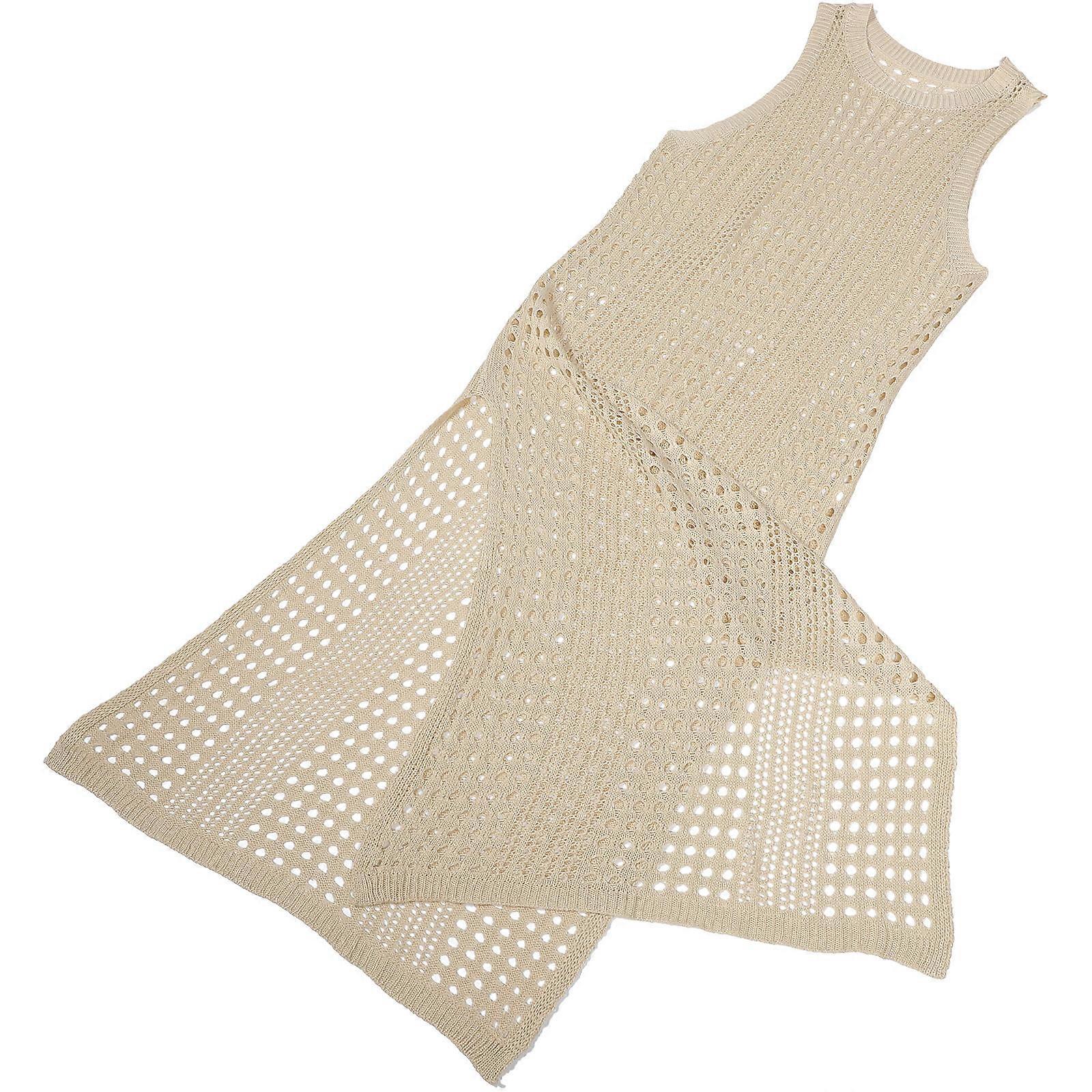 Mesh Top Women Swimsuit Coverups Casual Events Polyester Hollow-out Design 1Pcs