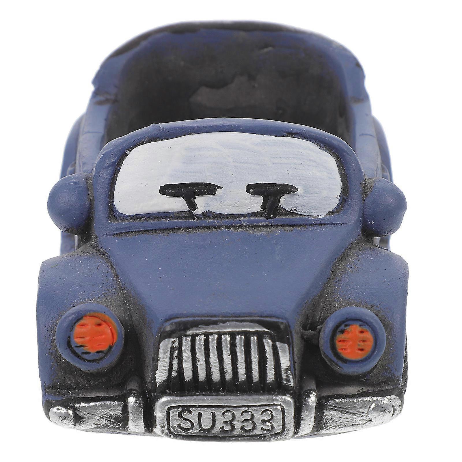 Creative Succulent Flower Pots Car Shape Retro Gardening Bonsai Desk present Purple 1Pcs