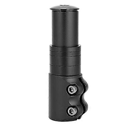Bicycle Riser Stem Black, Mountain Bike Handlebar Fork Extender Adapter for Adjustable Height and Compatibility
