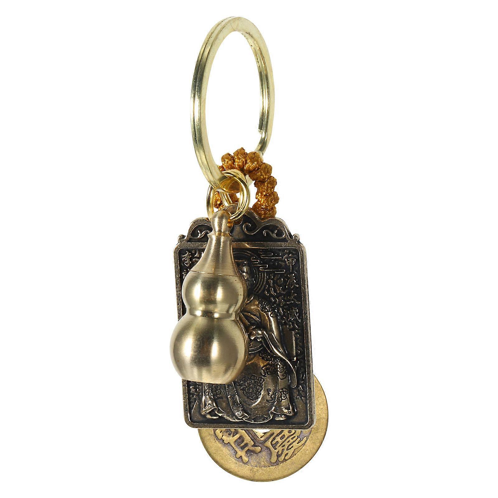 Rope Taisui Keychain Decorative Pendant Square Bag Pendant Chinese New Year 1Pack