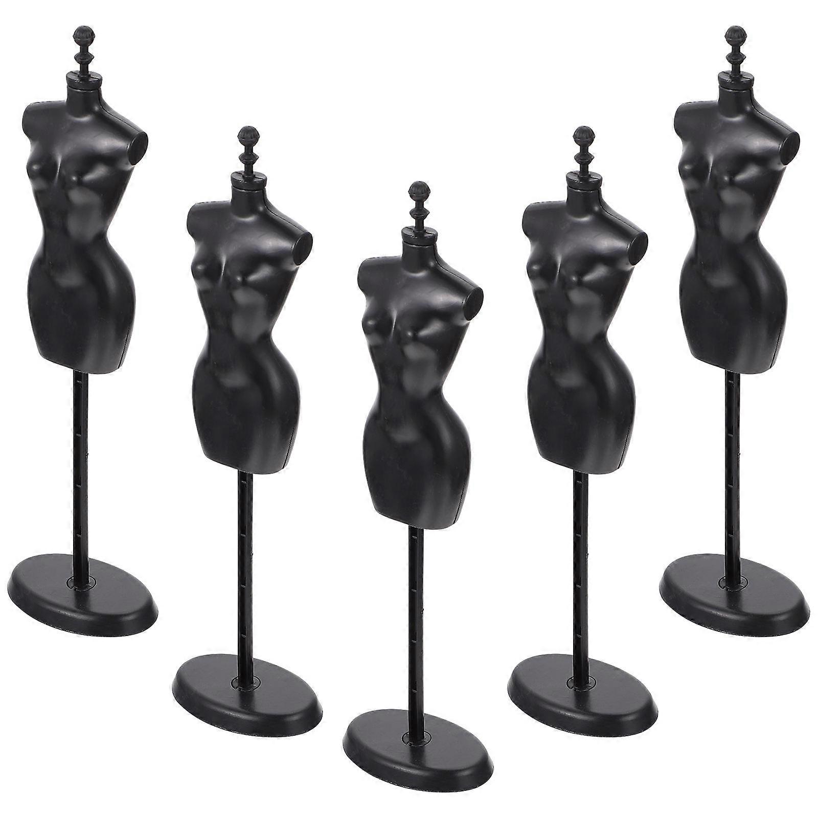 Μανεκέν Display Stand Κούκλα φόρεμα Μανεκέν Stand Girls 27.00X7.80X5.10CM Μίνι Διακόσμηση Σπιτιών 5Pcs