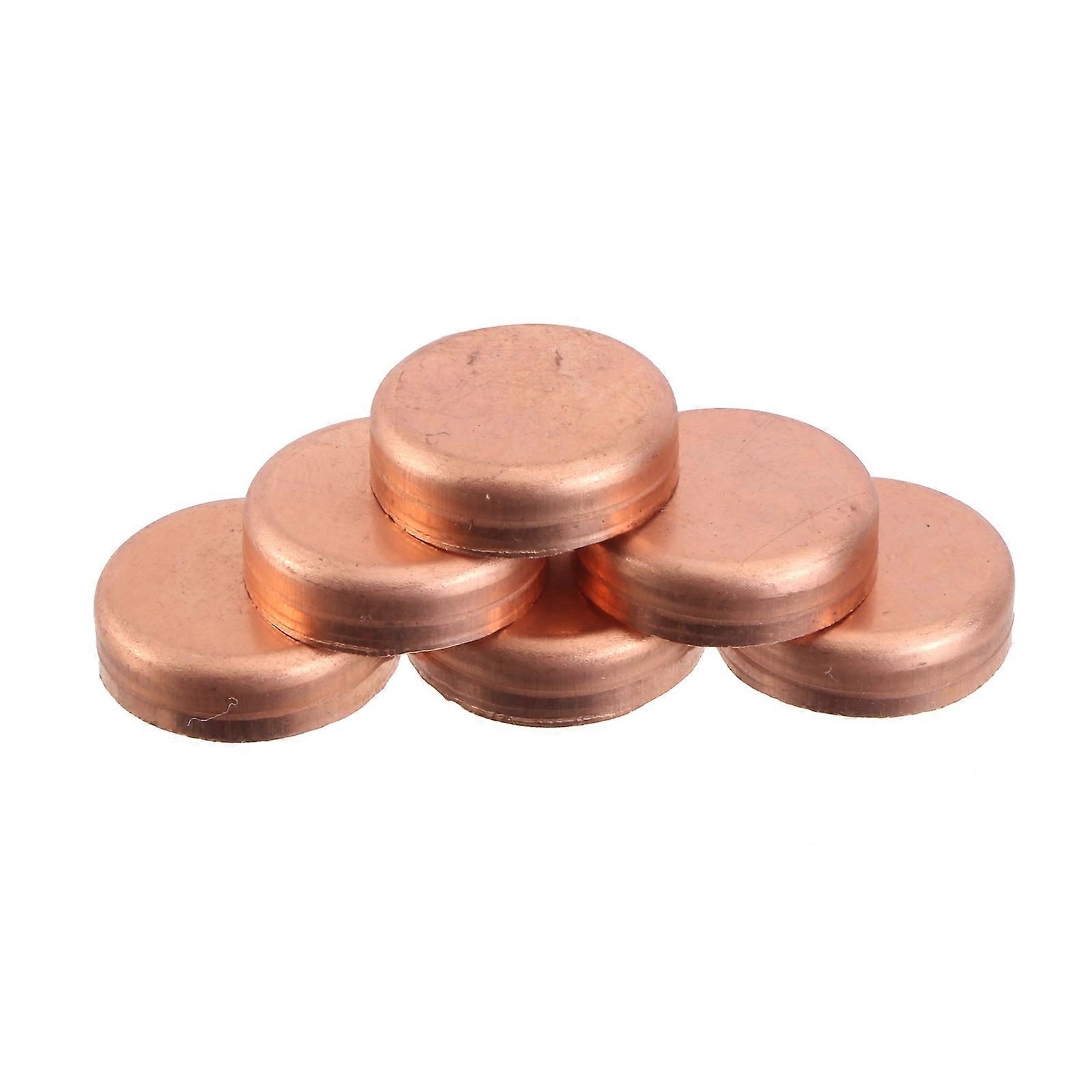10pcs Welding Copper Blocking Covers Cooling Accessory Gold