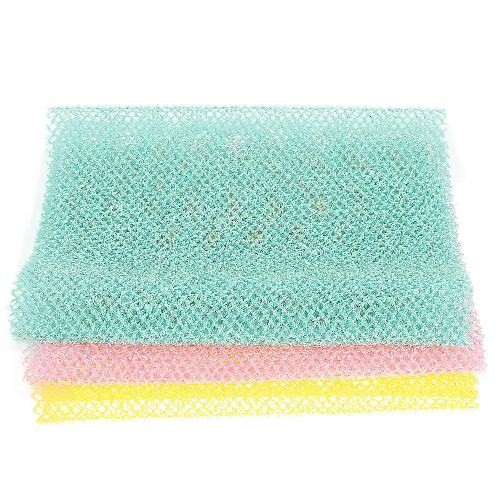 Body Exfoliating African Net Sponge for Shower Use 3Pcs
